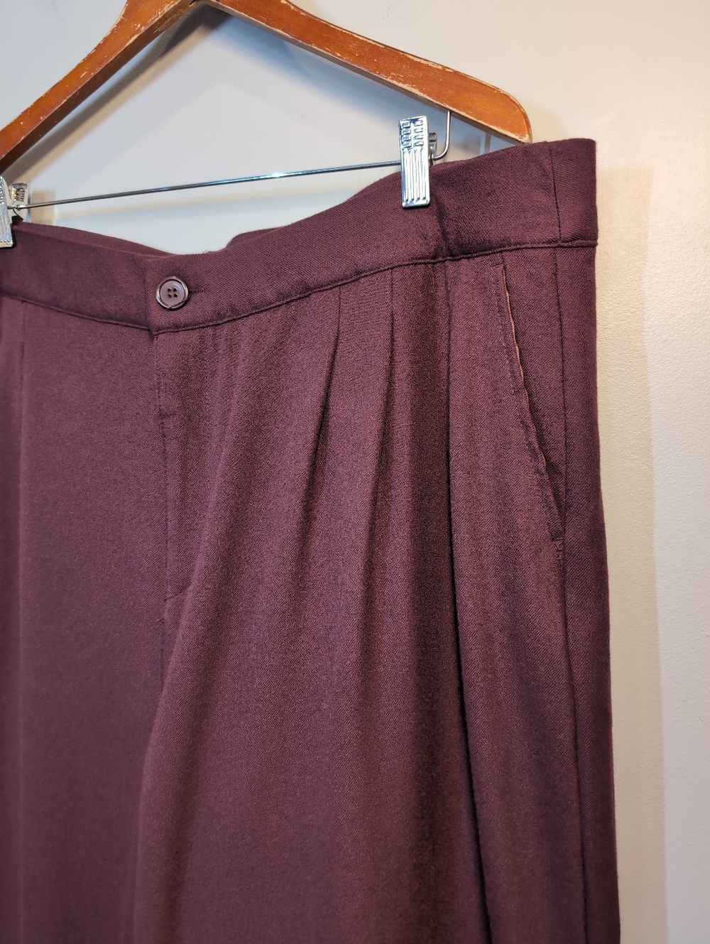NEW Torrid Brushed Twill Wide Leg Pants Sassafras Purple Womens Plus Size 22 - Picture 7 of 15